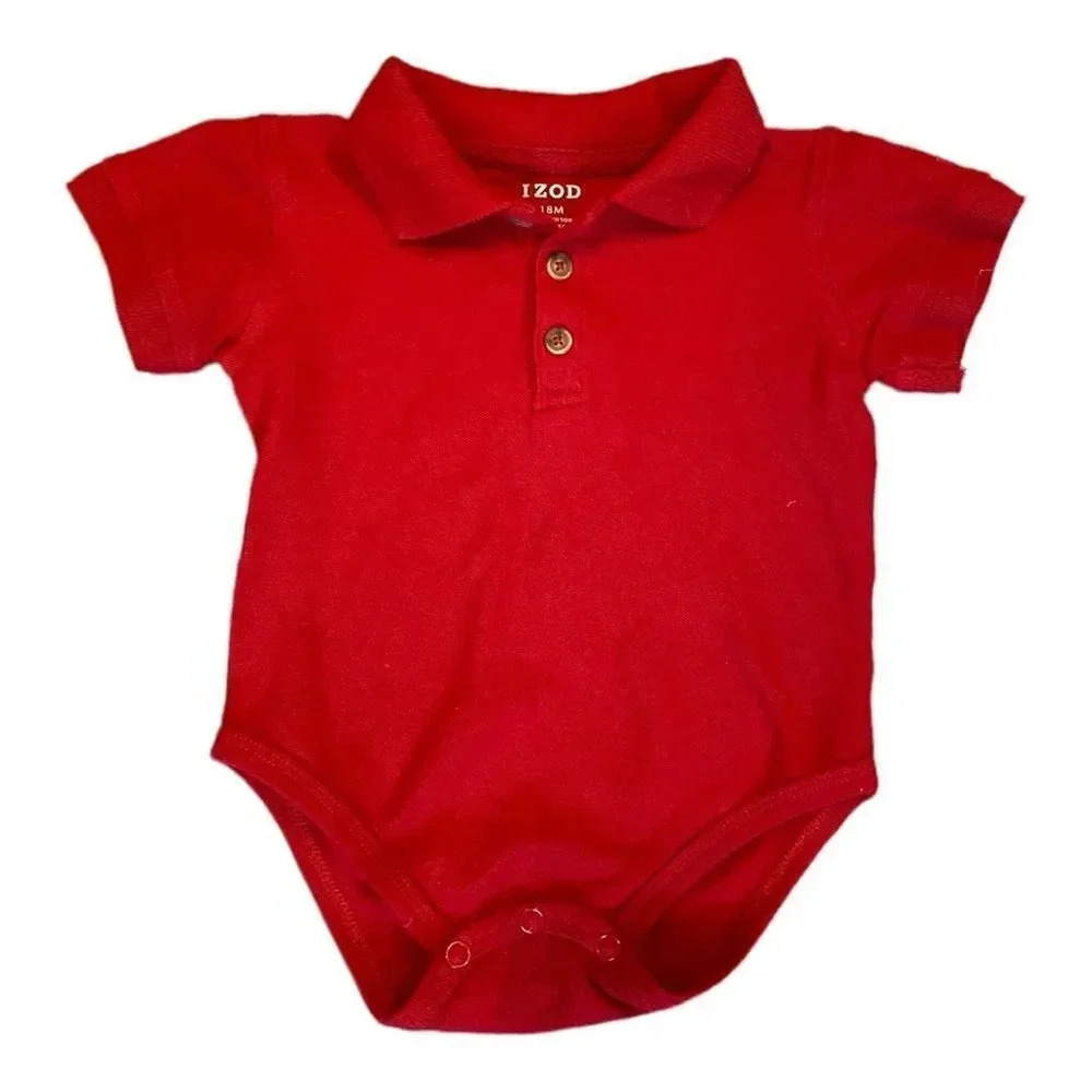 Izod | Lobster Overall Set (18 mos) 🦞 - Picture 6 of 7